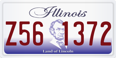 IL license plate Z561372