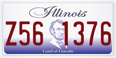 IL license plate Z561376
