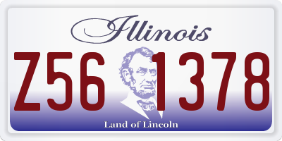 IL license plate Z561378