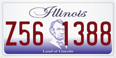 IL license plate Z561388