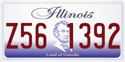 IL license plate Z561392