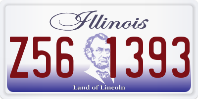 IL license plate Z561393