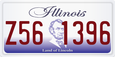 IL license plate Z561396