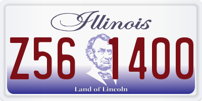 IL license plate Z561400