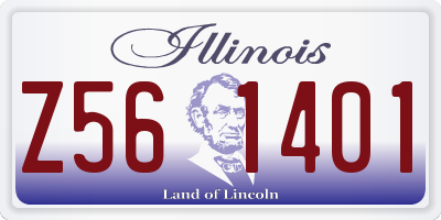 IL license plate Z561401