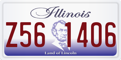 IL license plate Z561406