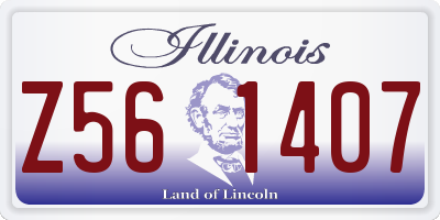 IL license plate Z561407