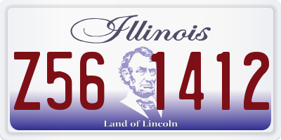 IL license plate Z561412