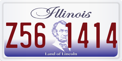 IL license plate Z561414