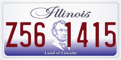 IL license plate Z561415