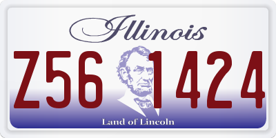 IL license plate Z561424