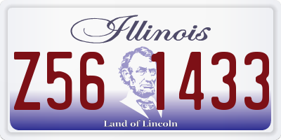 IL license plate Z561433