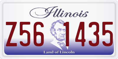 IL license plate Z561435