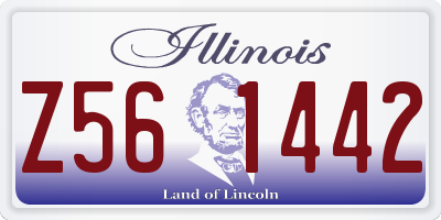 IL license plate Z561442