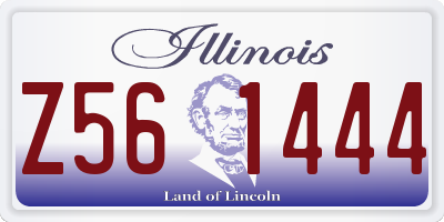 IL license plate Z561444