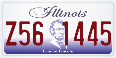 IL license plate Z561445