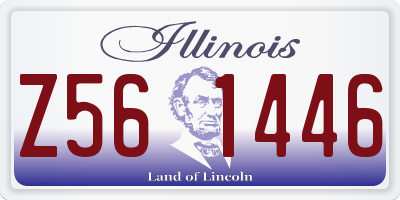 IL license plate Z561446