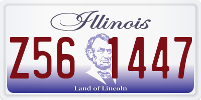 IL license plate Z561447