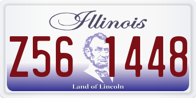 IL license plate Z561448