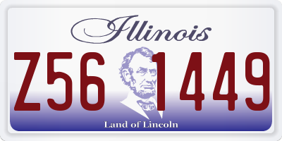 IL license plate Z561449