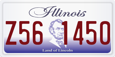 IL license plate Z561450