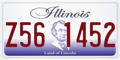 IL license plate Z561452