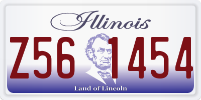 IL license plate Z561454