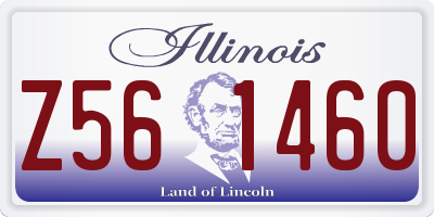 IL license plate Z561460