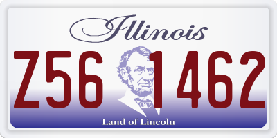 IL license plate Z561462