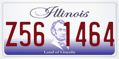IL license plate Z561464