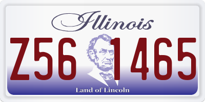 IL license plate Z561465