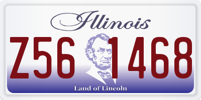 IL license plate Z561468