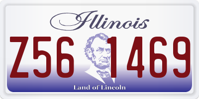 IL license plate Z561469