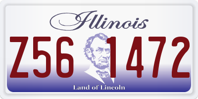 IL license plate Z561472