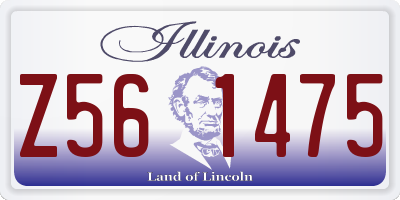 IL license plate Z561475