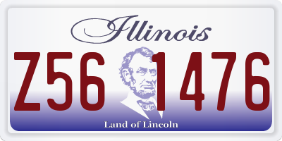 IL license plate Z561476