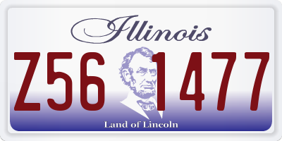 IL license plate Z561477