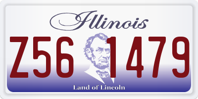 IL license plate Z561479