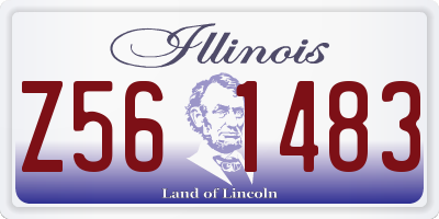 IL license plate Z561483