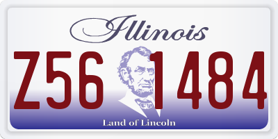 IL license plate Z561484