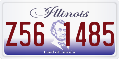 IL license plate Z561485