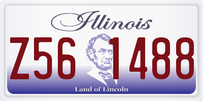 IL license plate Z561488