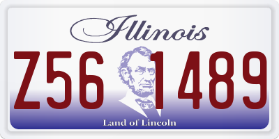 IL license plate Z561489