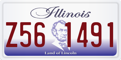 IL license plate Z561491