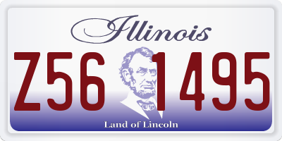 IL license plate Z561495