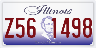 IL license plate Z561498