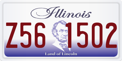 IL license plate Z561502