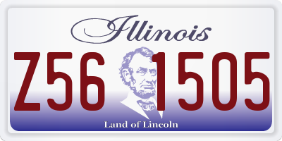 IL license plate Z561505