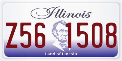 IL license plate Z561508