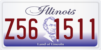 IL license plate Z561511